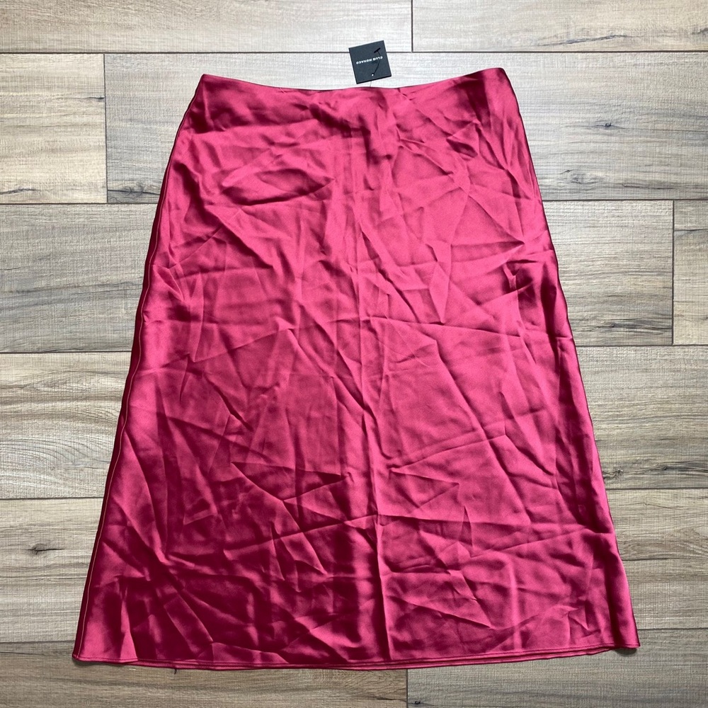 Club Monaco Women's Trycia 90s Inspired Slip Skirt Size 8 Pink